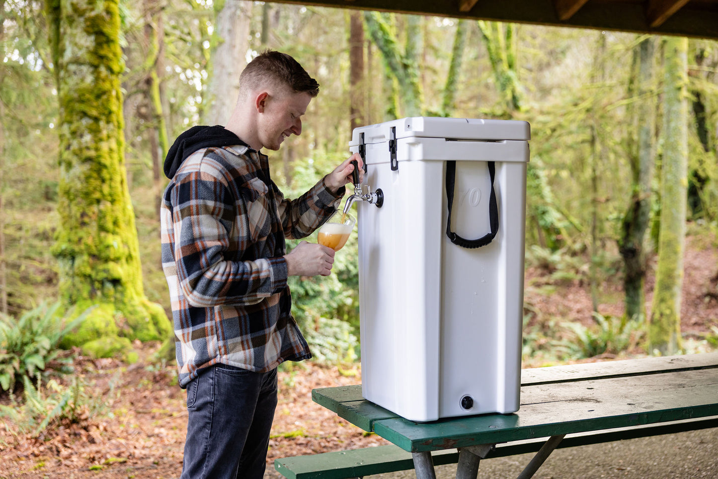 Brewcursion Keg Cooler for 5 Gallon Keg, 74 Quart Capacity